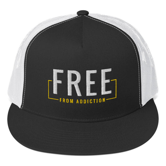 Freedom Trucker Cap: Free From Addiction Series